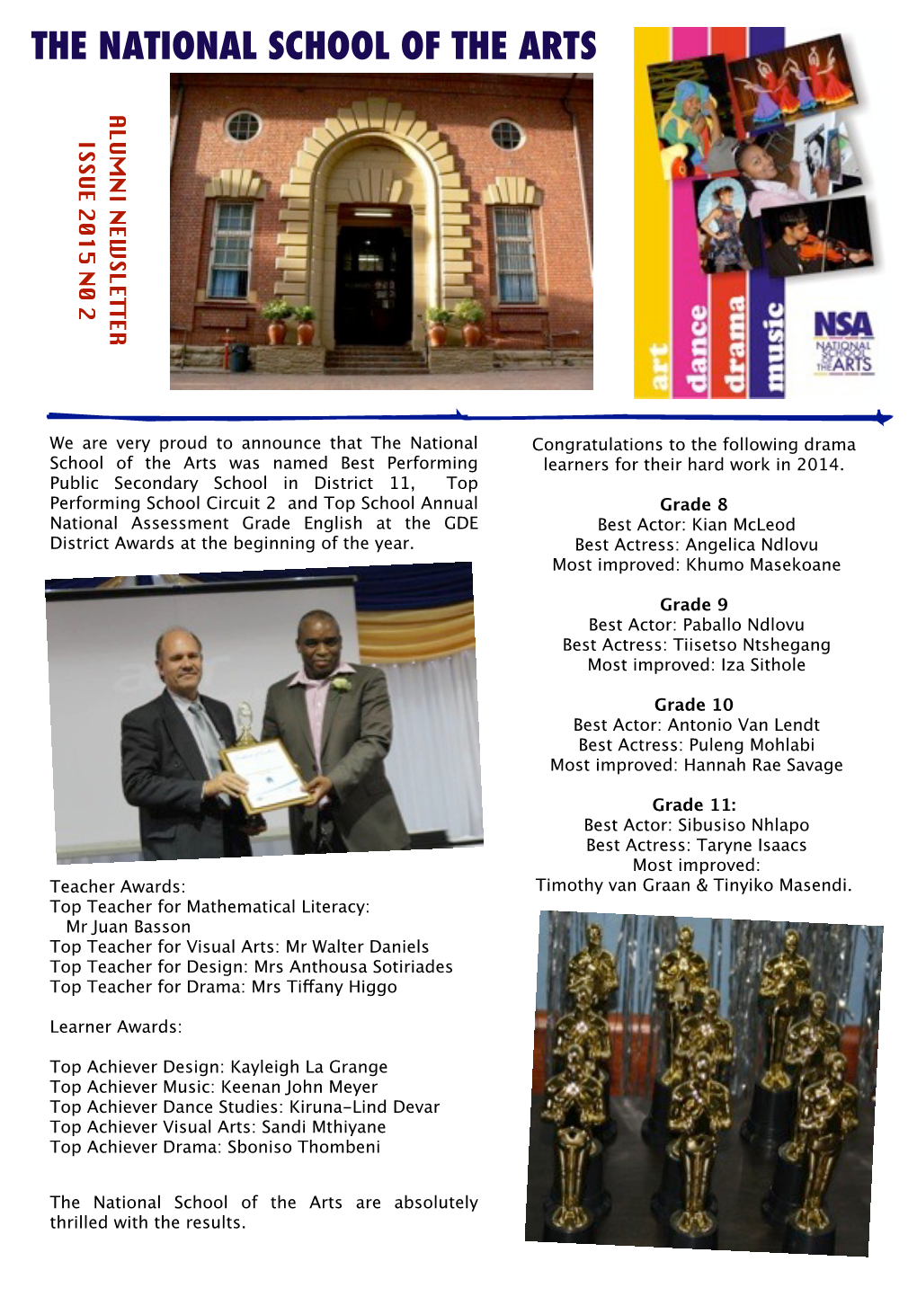 Alumni Newsletter 2015 2