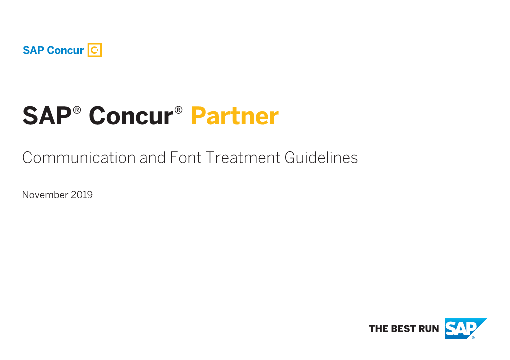 SAP® Concur® Partner