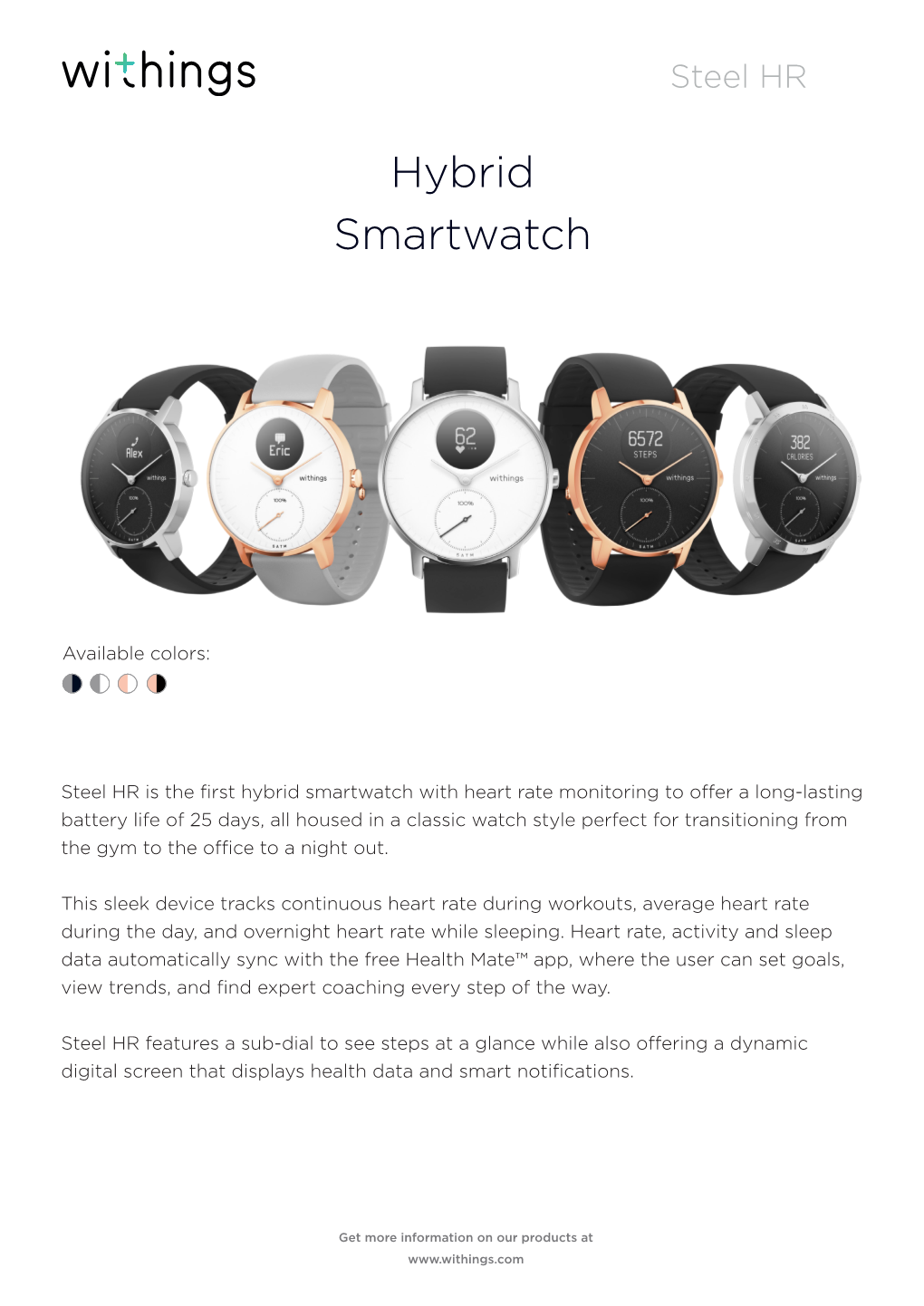 Hybrid Smartwatch