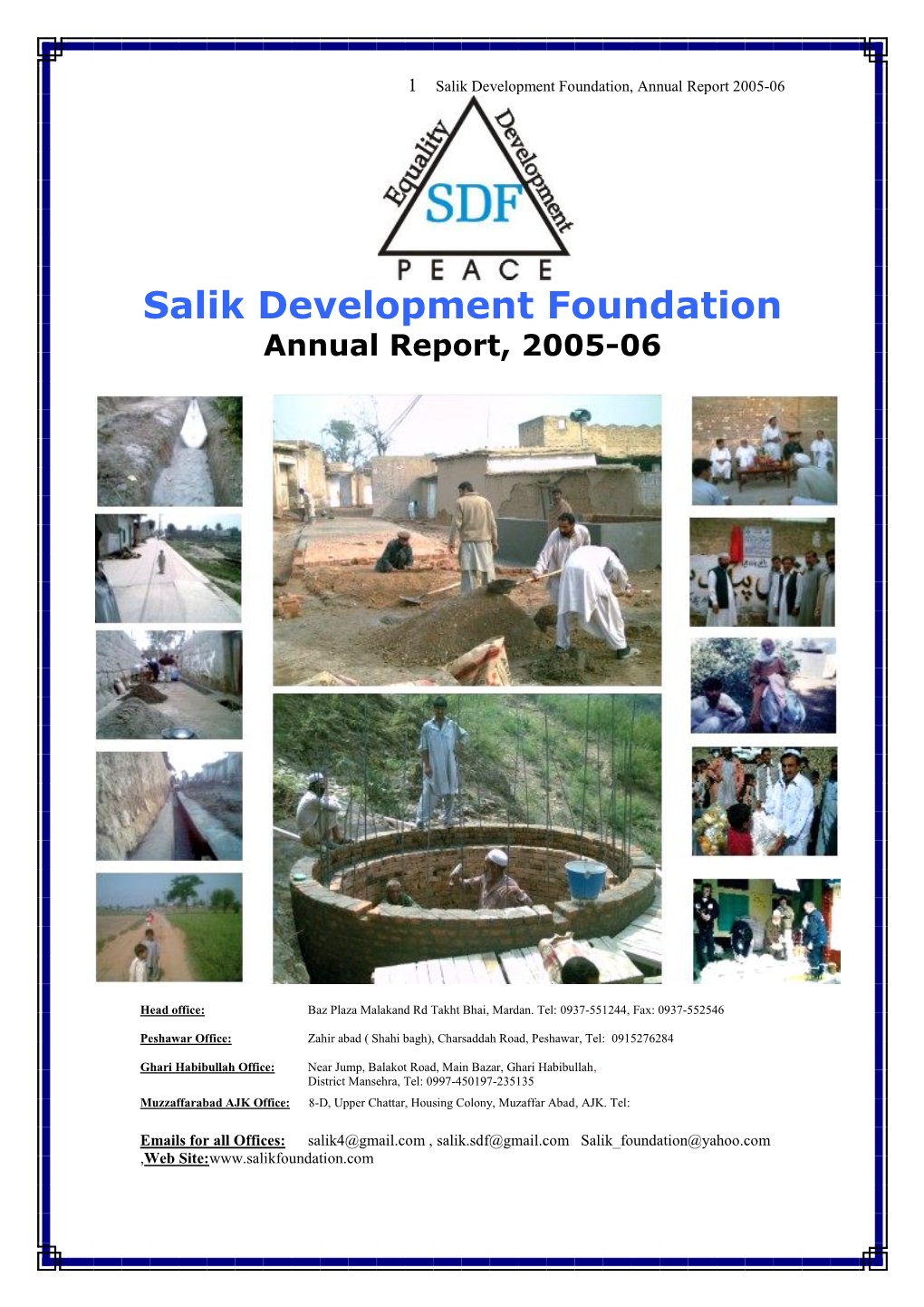 SDF Annual Report 2005-06