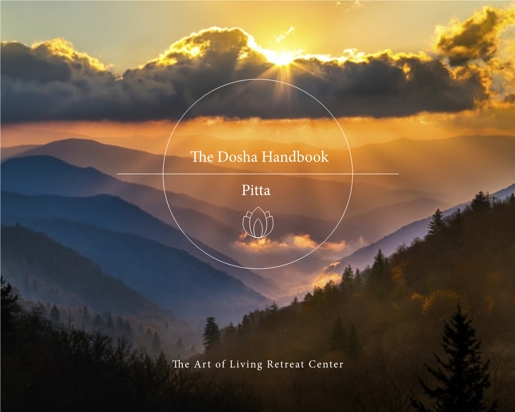 The Dosha Handbook Pitta
