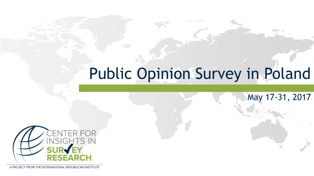 Public Opinion Survey in Poland