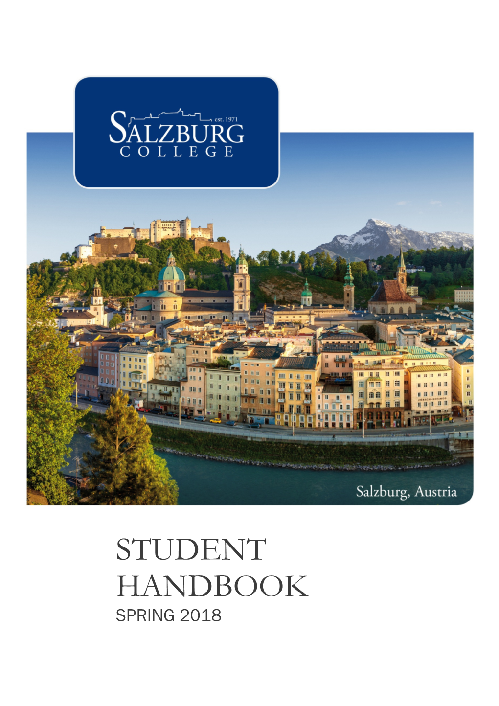 Student Handbook Spring 2018