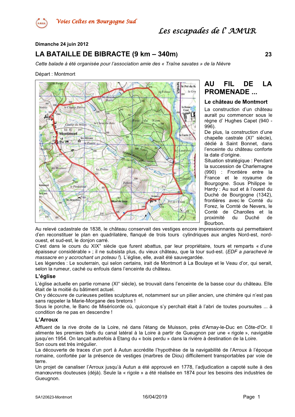 23 Cette Balade À Été Organisée Pour L’Association Amie Des « Traîne Savates » De La Nièvre