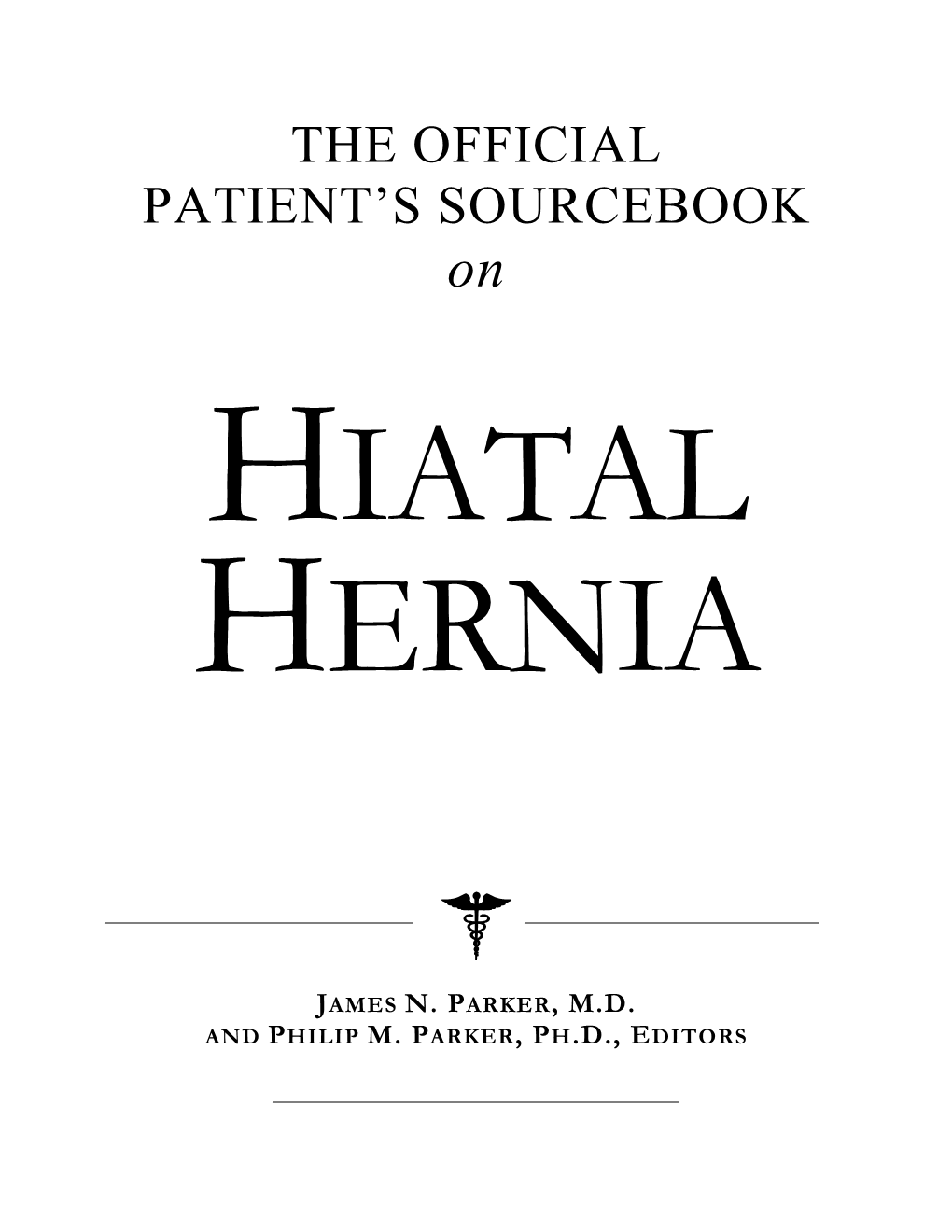 The Official Patient's Sourcebook