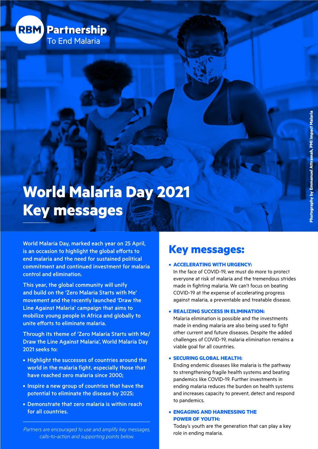 (2021). World Malaria Day 2021 Key Messages