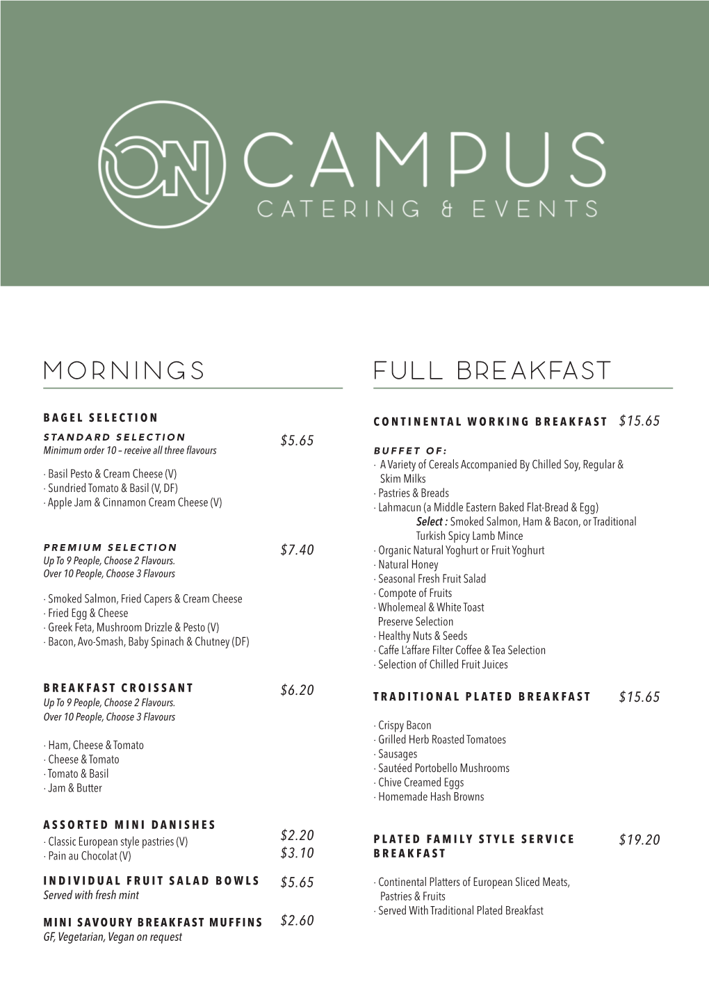 To View Menu