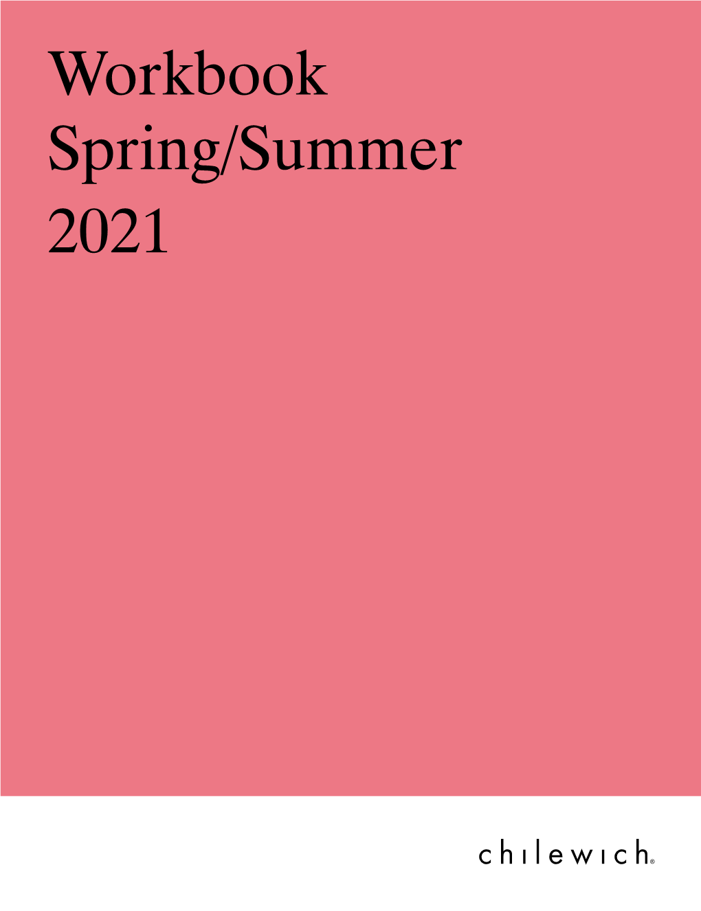 Workbook Spring/Summer 2021 New Styles