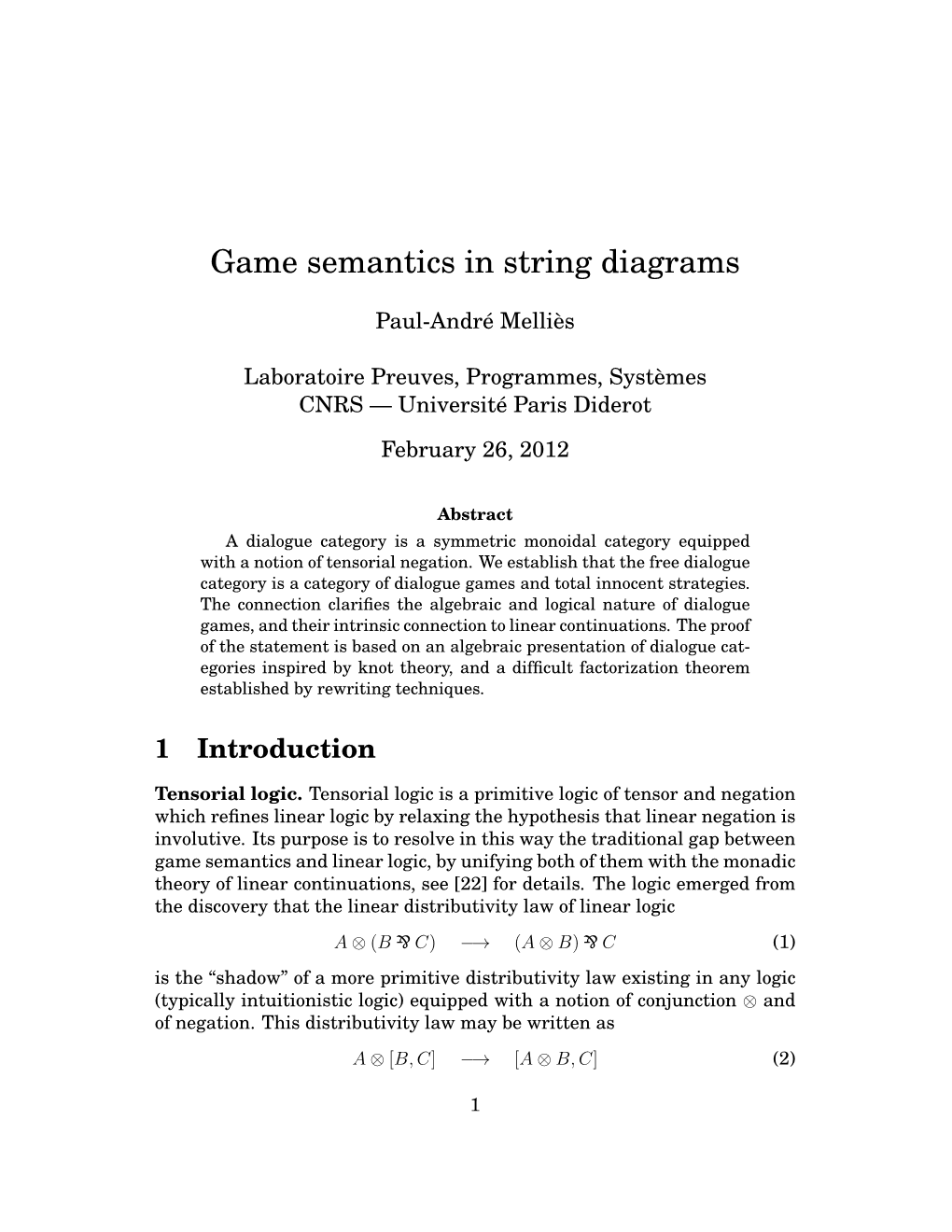 Game Semantics in String Diagrams