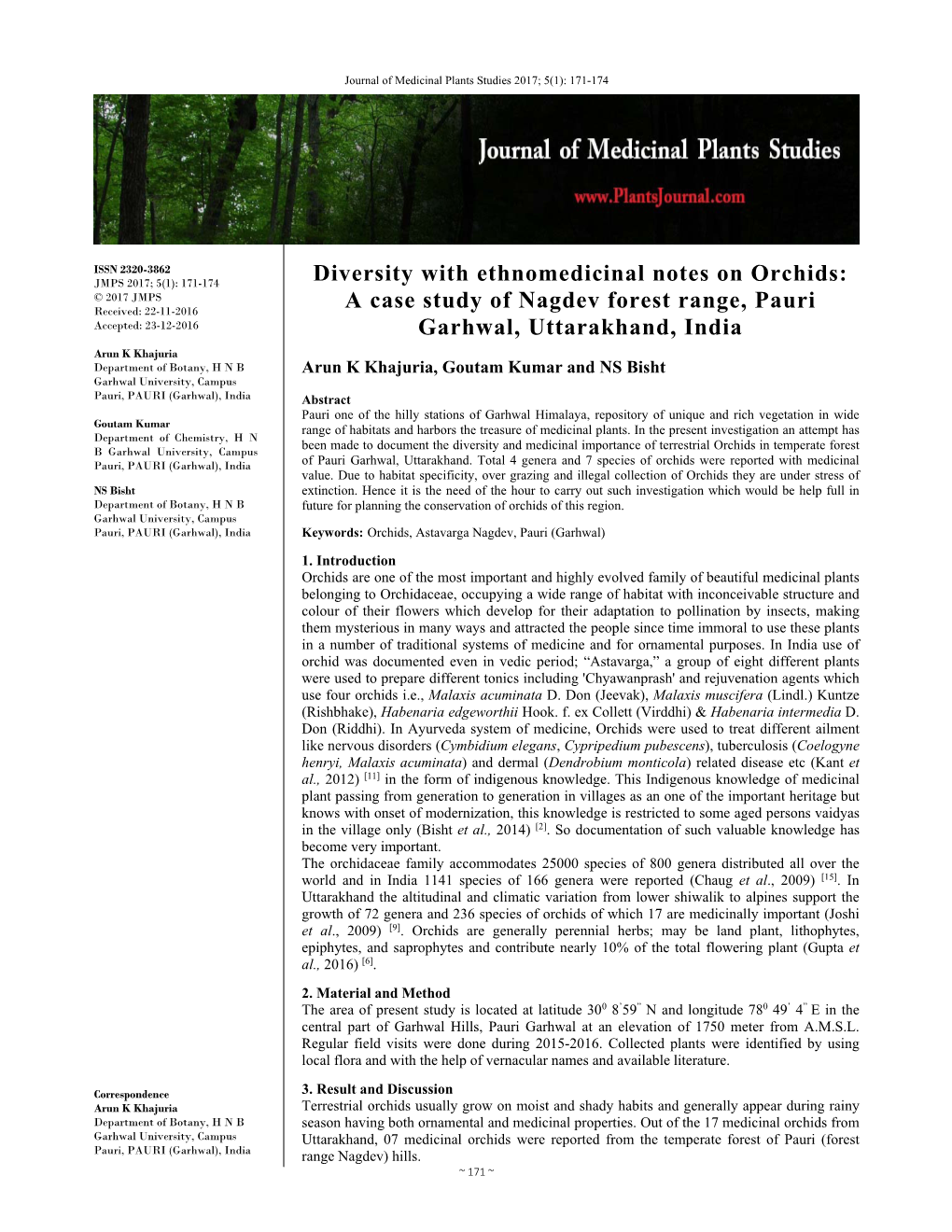 A Case Study of Nagdev Forest Range, Pauri Garhwal, Uttarakhand, India