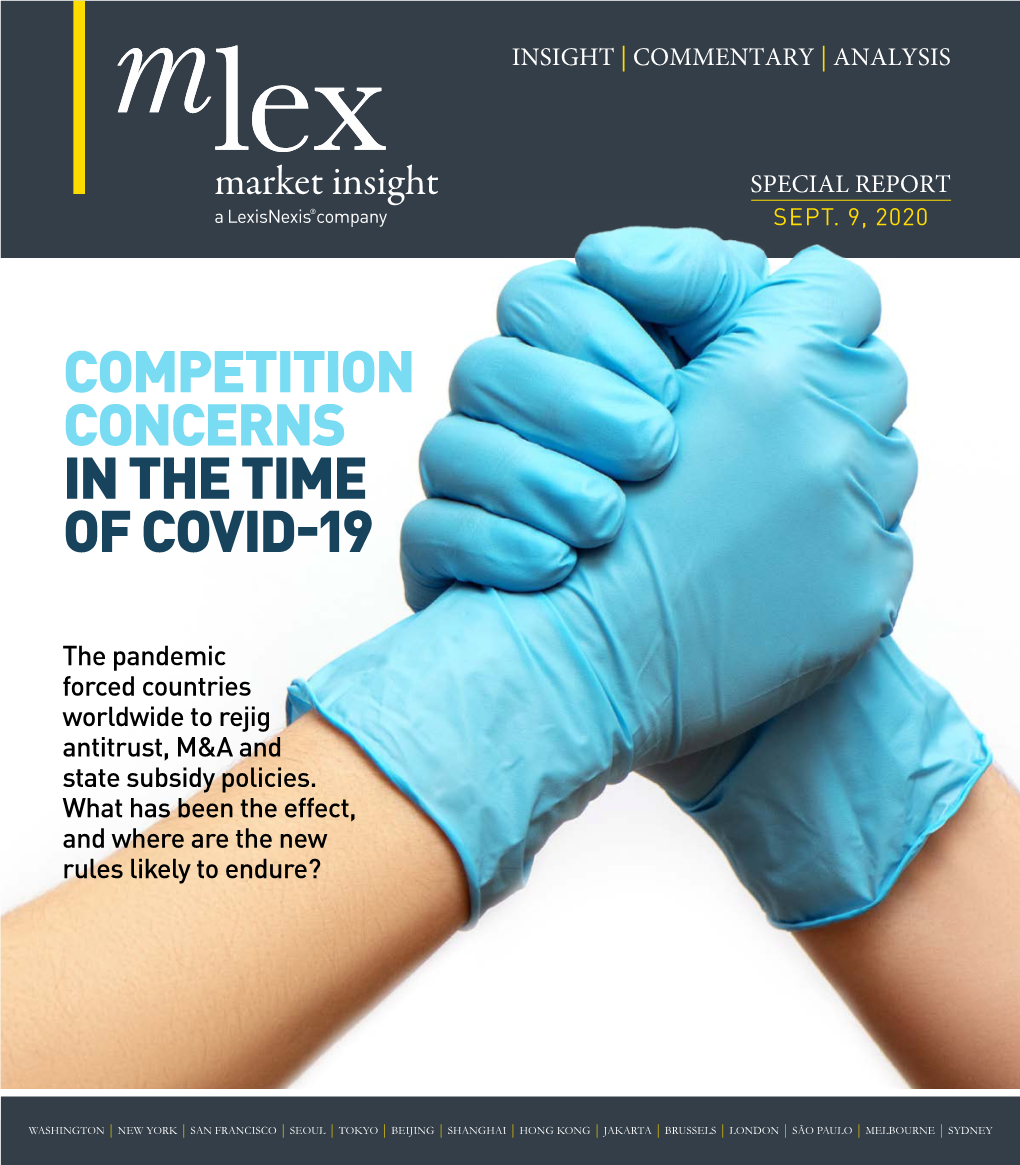 Competition Concerns in the Time of Covid-19