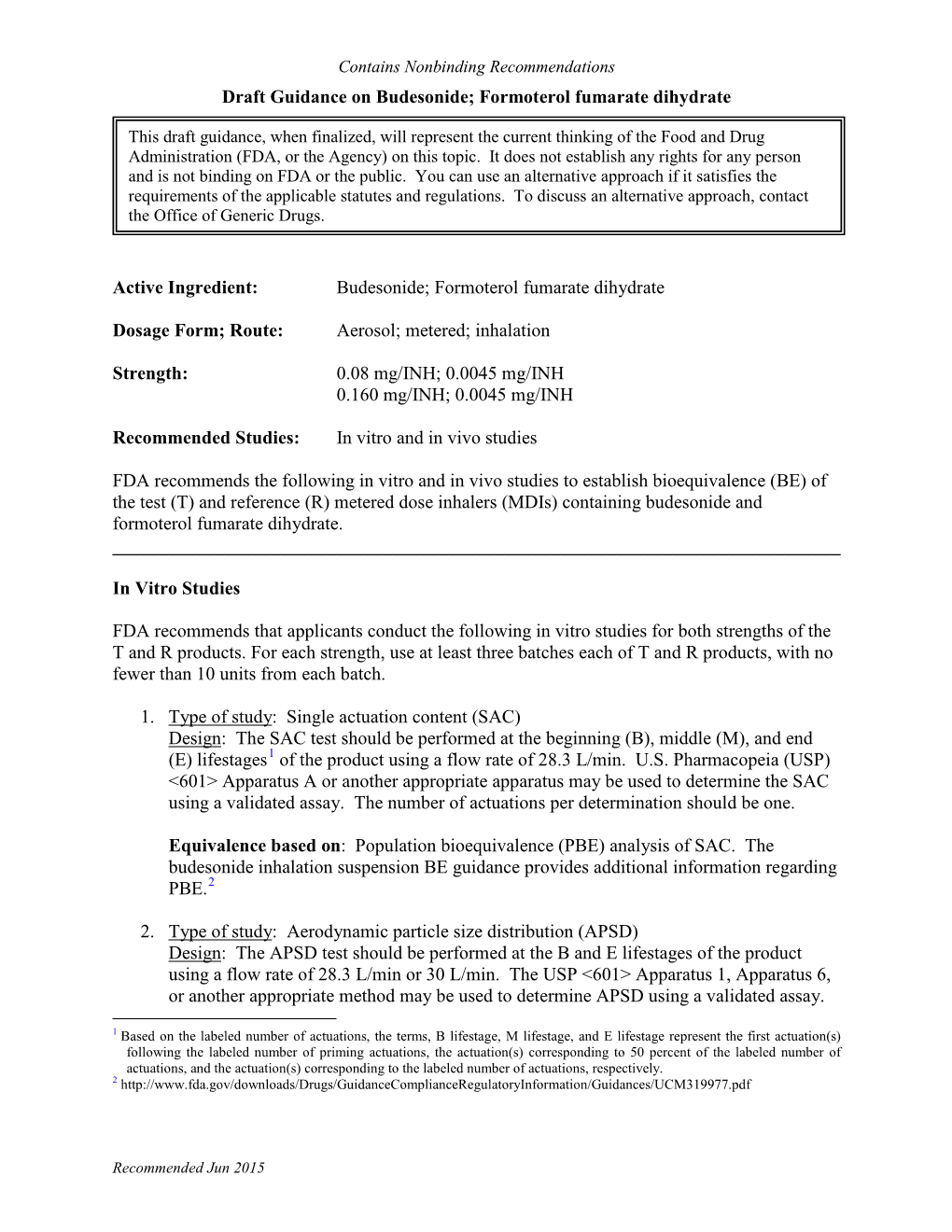 Formoterol Fumarate Dihydrate