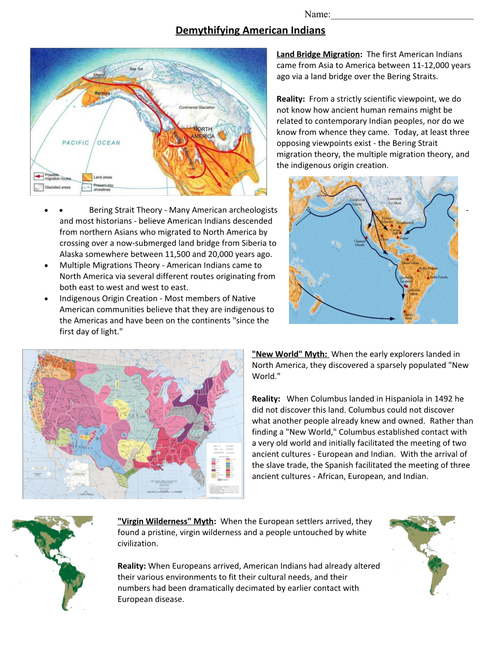 Demythifying American Indians