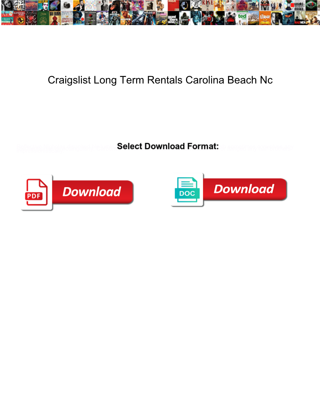 Craigslist Long Term Rentals Carolina Beach Nc