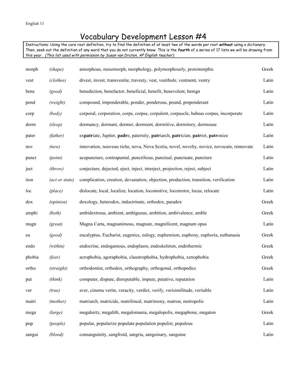 AP English 11 Honors s2