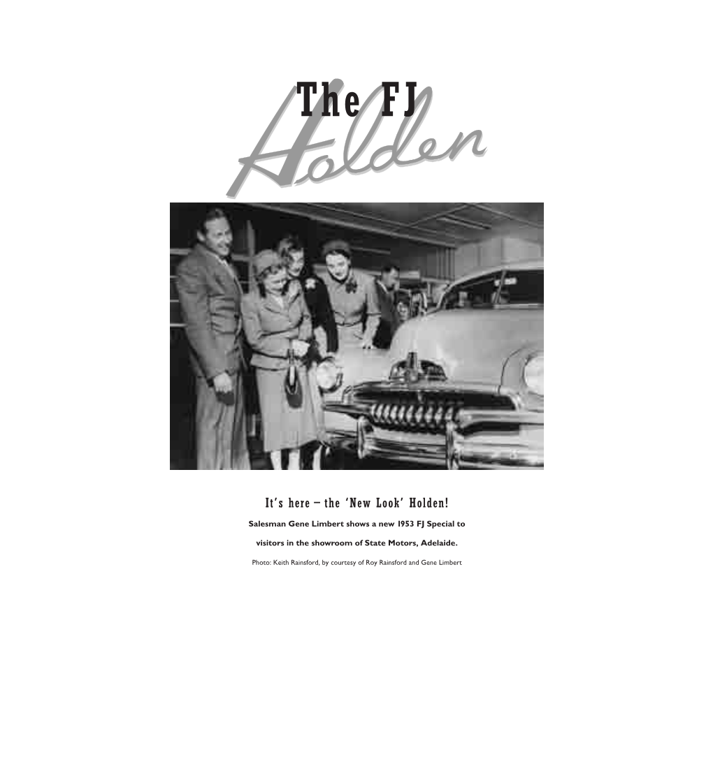 The FJ Holden: a Favourite Australian Car/Don Loffler