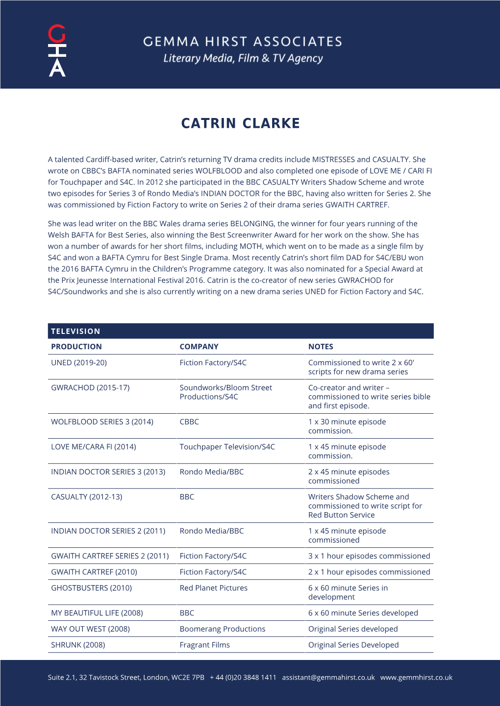 Catrin Clarke