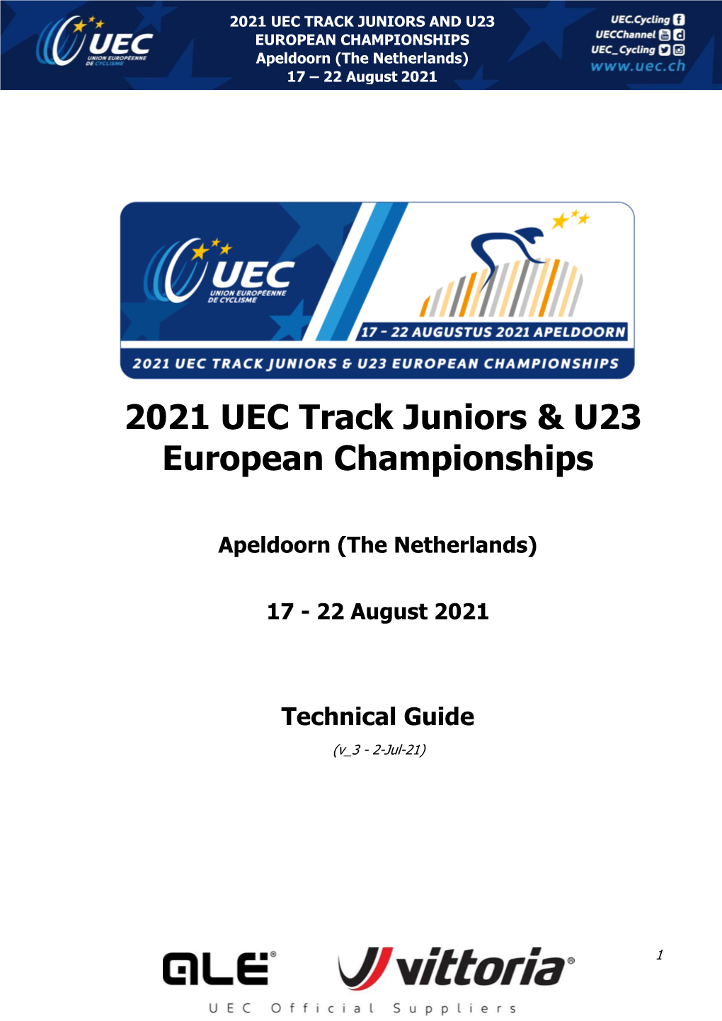2021 UEC Track Juniors & U23 European Championships Apeldoorn