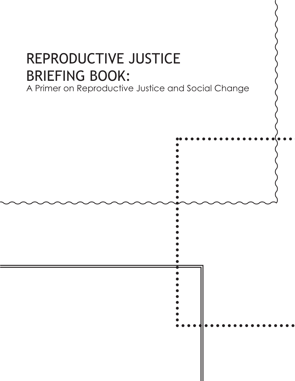 Reproductive Justice Briefing Book: a Primer on Reproductive Justice and Social Change CONTENTS