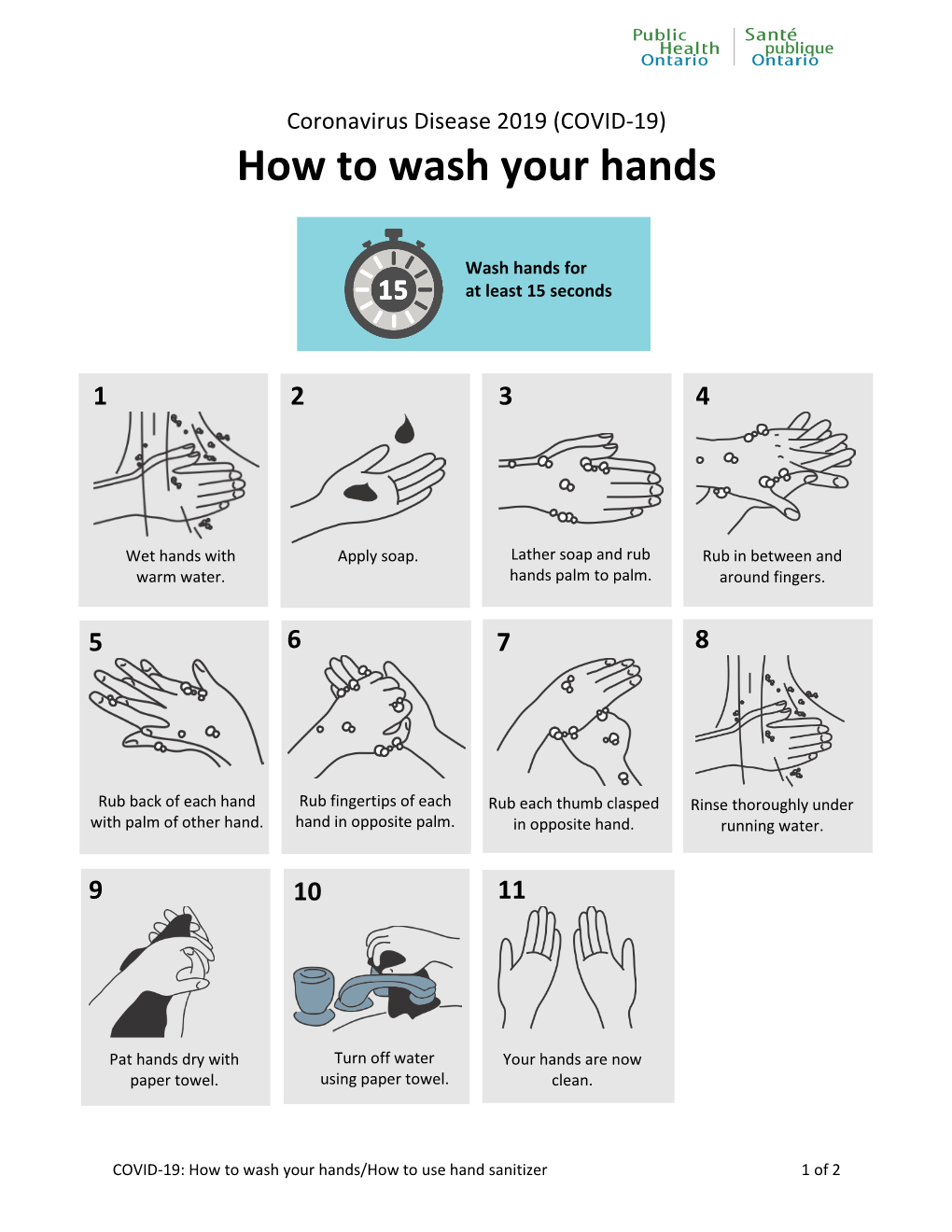 (COVID-19) How to Wash Your Hands