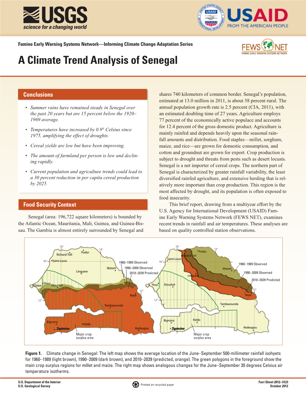 A Climate Trend Analysis of Senegal