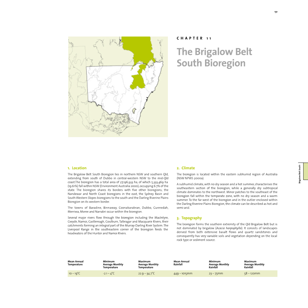 Brigalow Belt South Bioregion