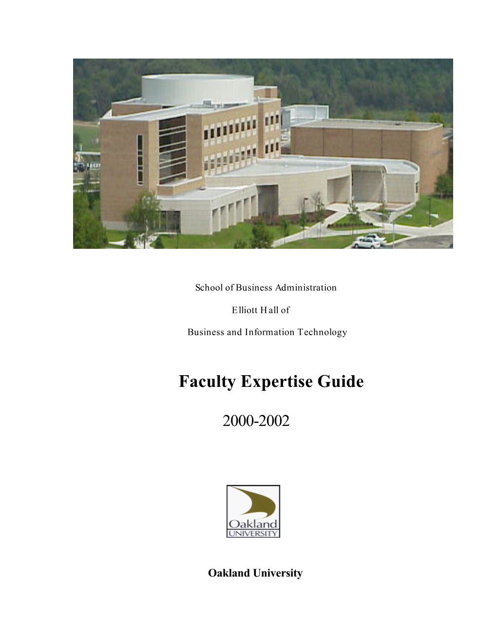 Faculty Expertise Guide