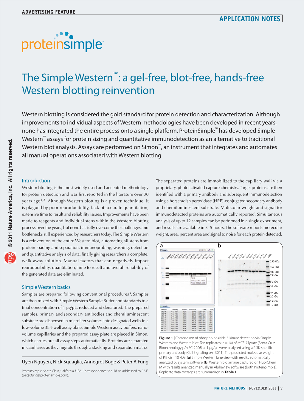 The Simple Western™: a Gel-Free, Blot-Free, Hands-Free Western Blotting Reinvention