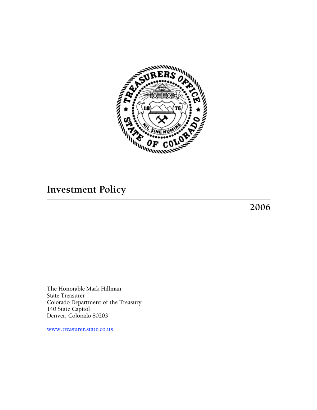 Investment Policy