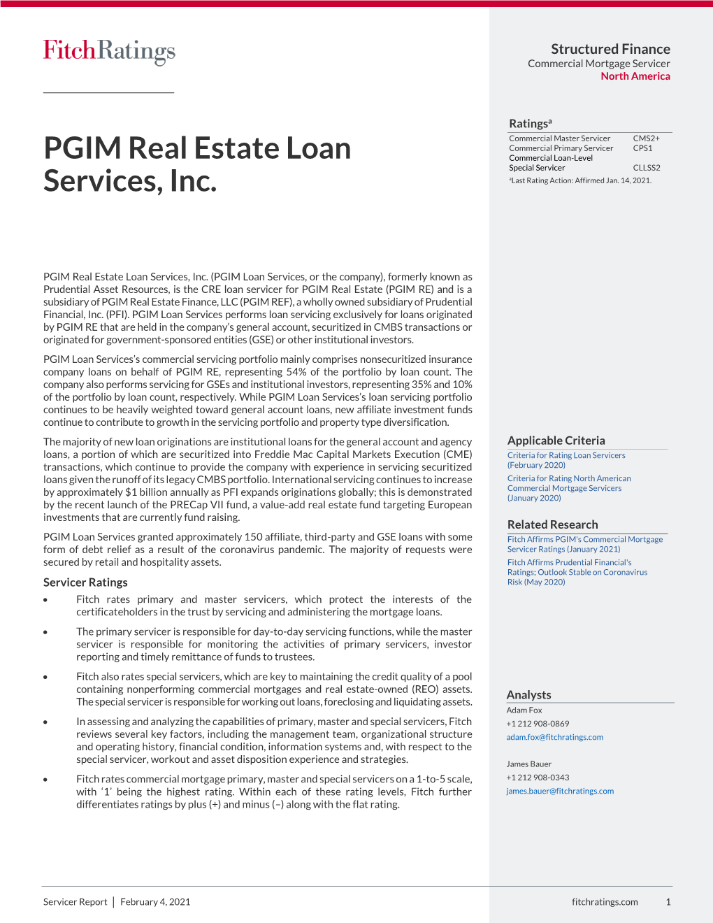 PGIM Real Estate Loan Services, Inc