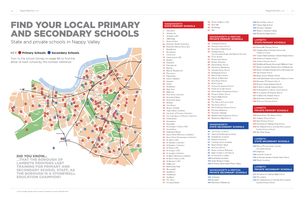 Find Your Local Primary and Secondary Schools