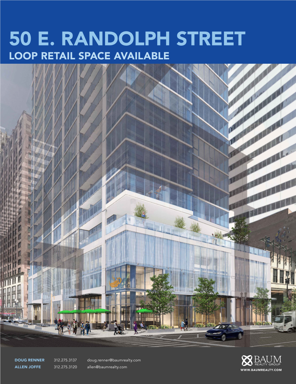 50 E. Randolph Street Loop Retail Space Available