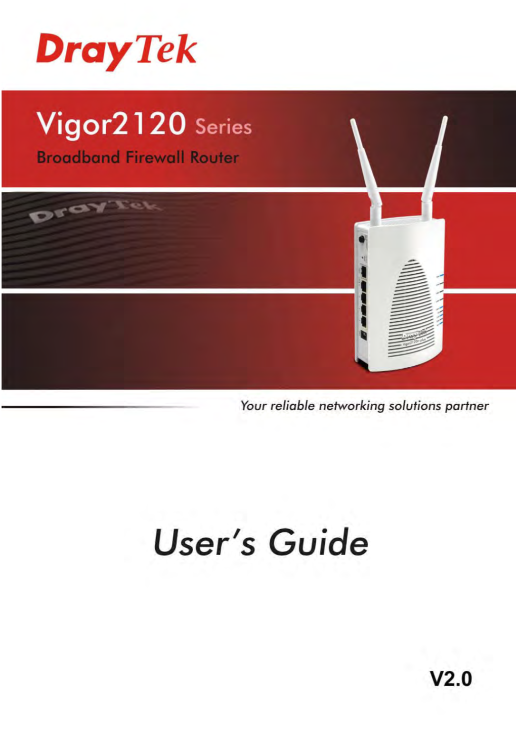 Draytek UG Vigor2120 V2.0.Pdf