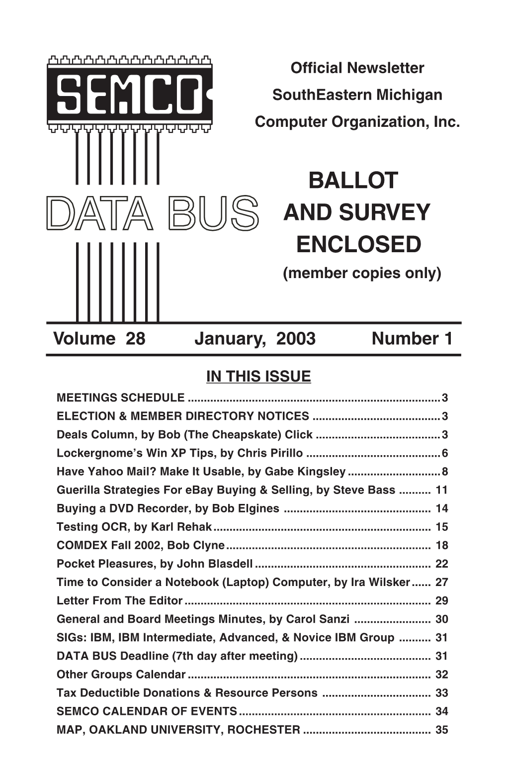 DATA BUS Deadline (7Th Day After Meeting)