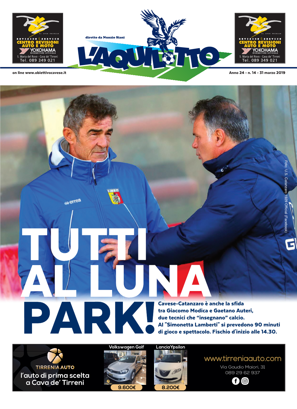 L'aquilotto N. 14-2018-2019.Qxp Layout 1 29/03/19 09:27 Pagina 1