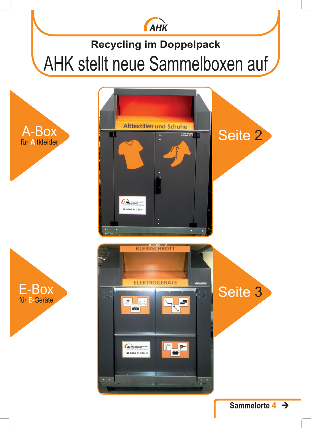 AHK Stellt Neue Sammelboxen Auf