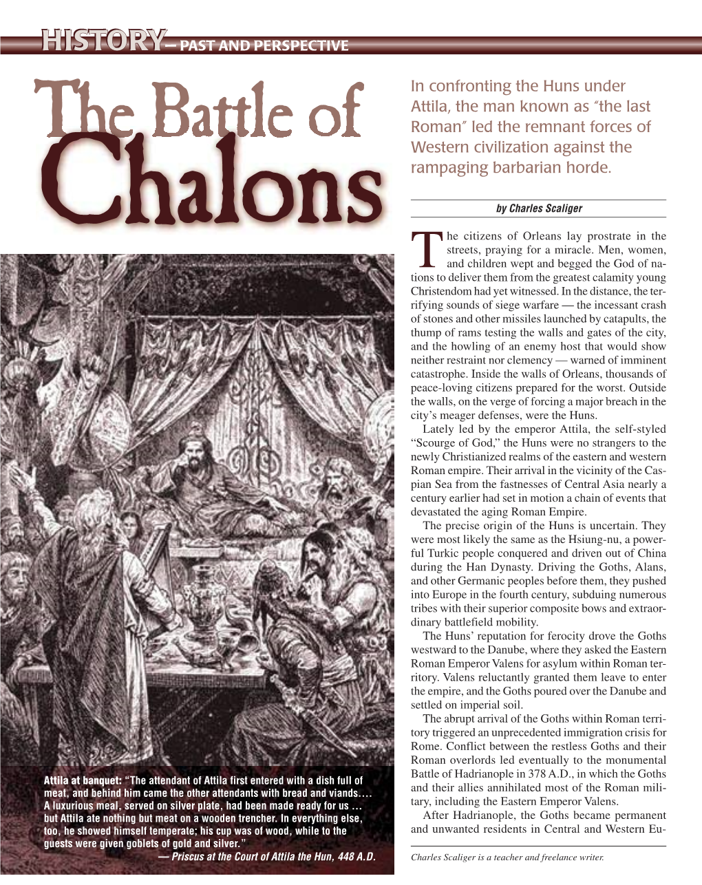 The Battle of Chalons