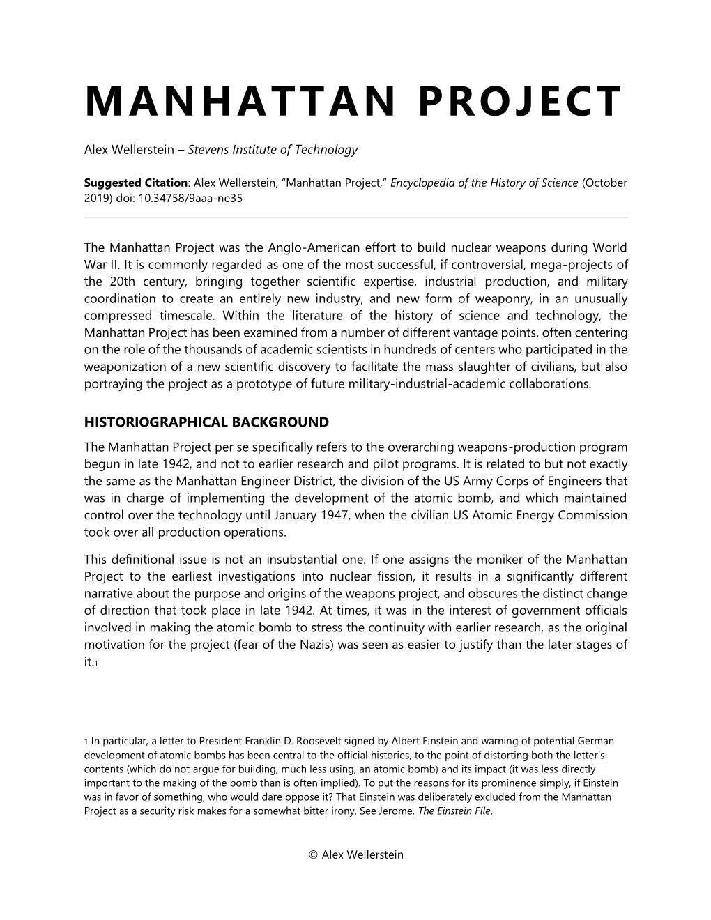 Manhattan Project