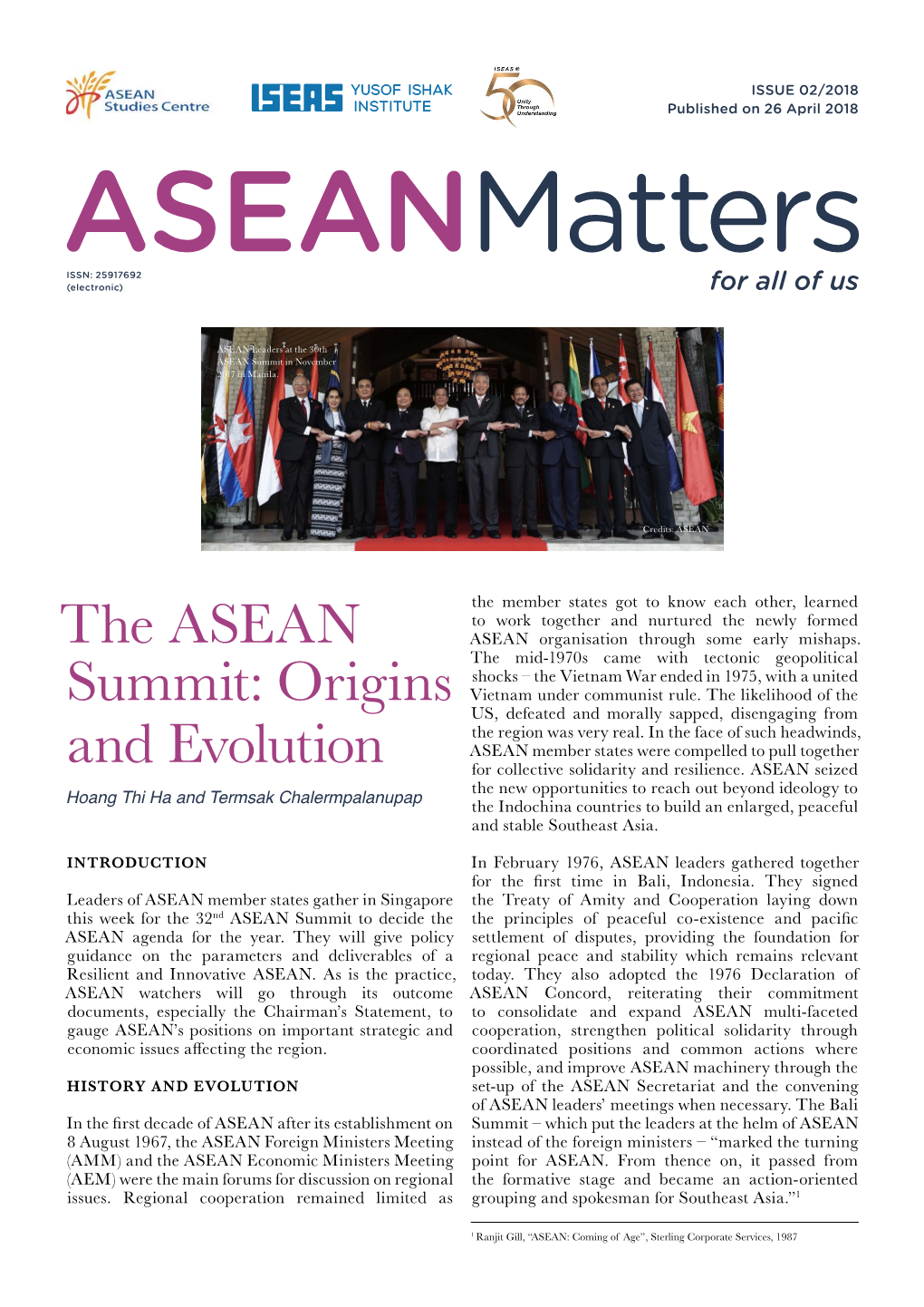 The ASEAN Summit on a Regular Basis to Enable a Decision, I.E