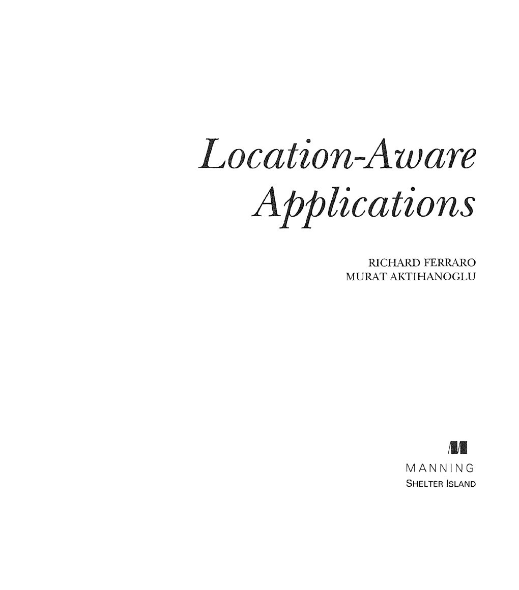 Location-Aware Applications