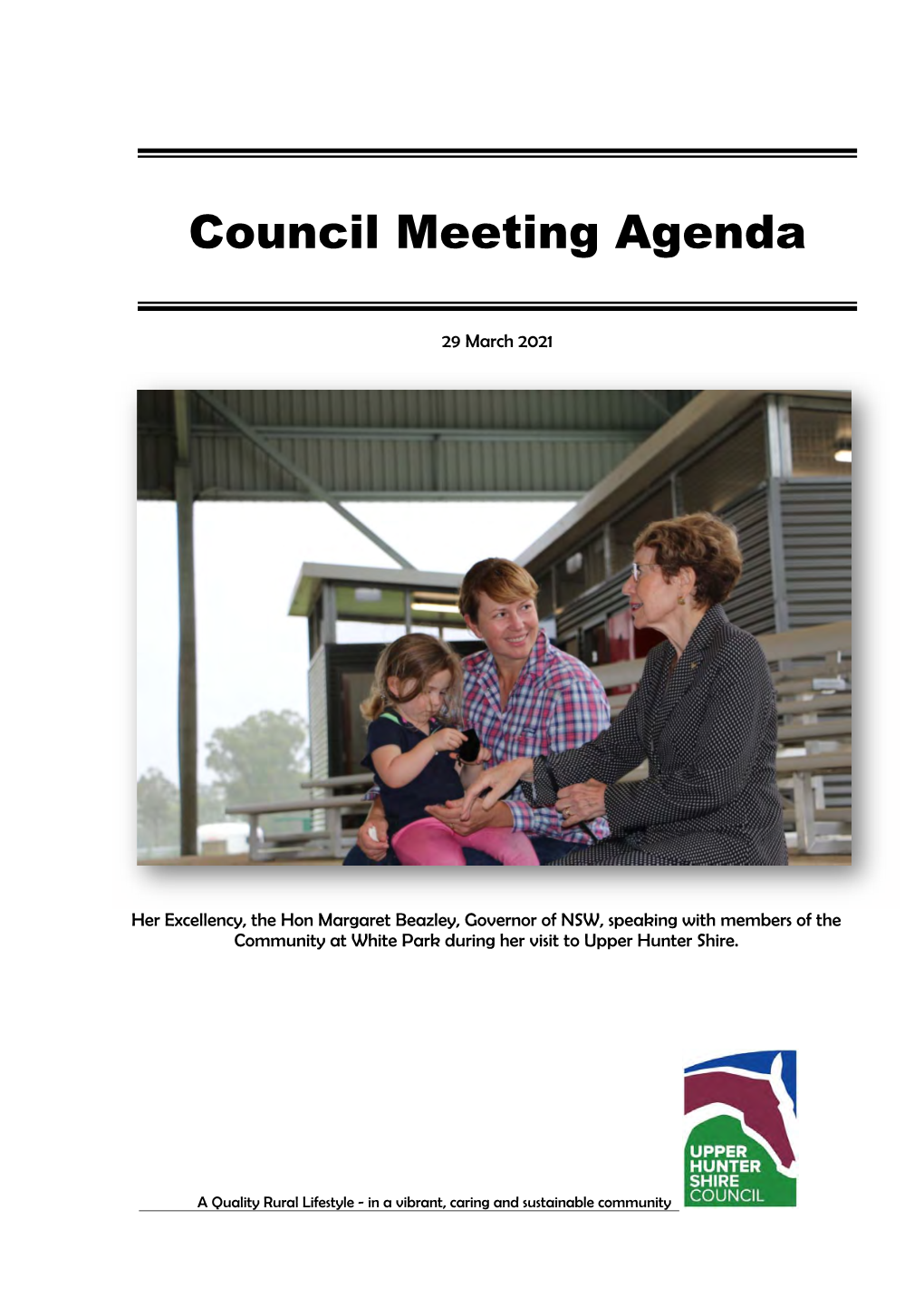 Council Meeting Agenda