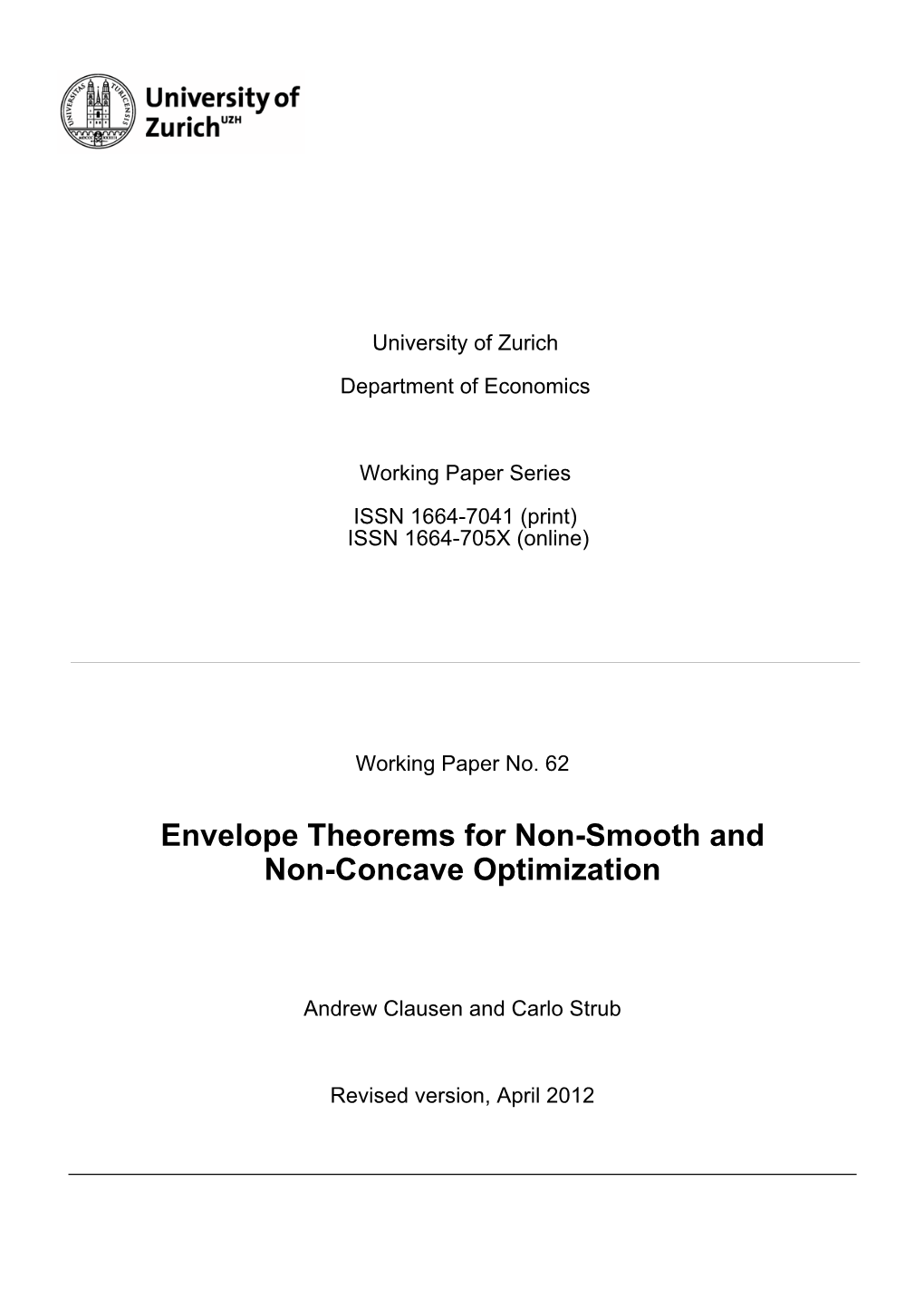 Envelope Theorems for Non-Smooth and Non-Concave Optimization