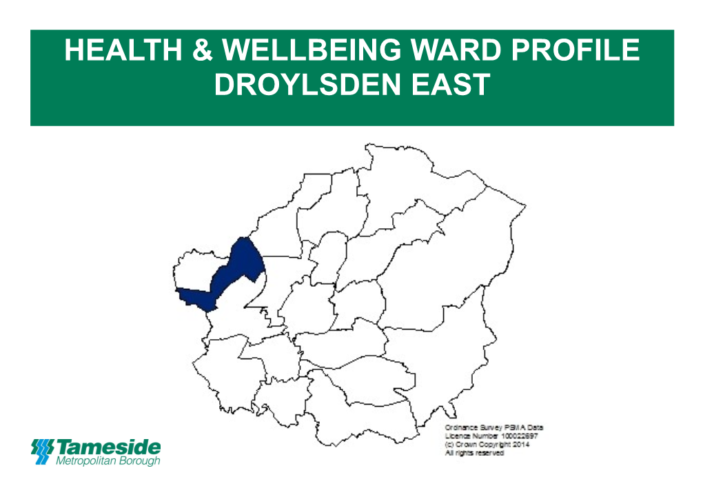 Health & Wellbeing Ward Profile Droylsden East