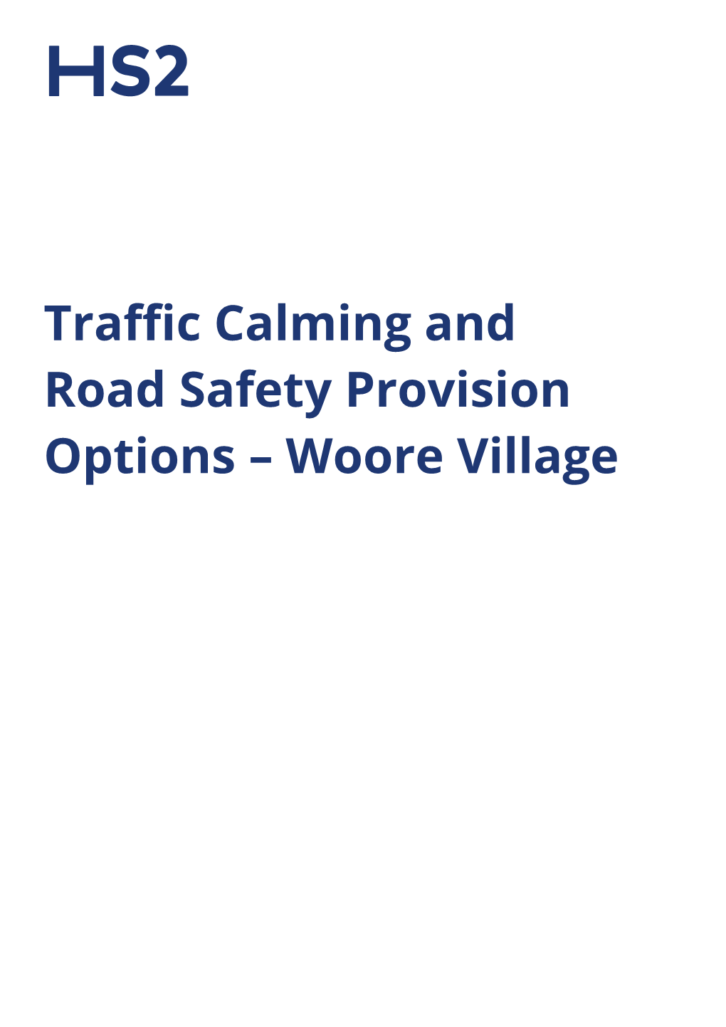 Traffic Calming and Road Safety Provision Options – Woore Village