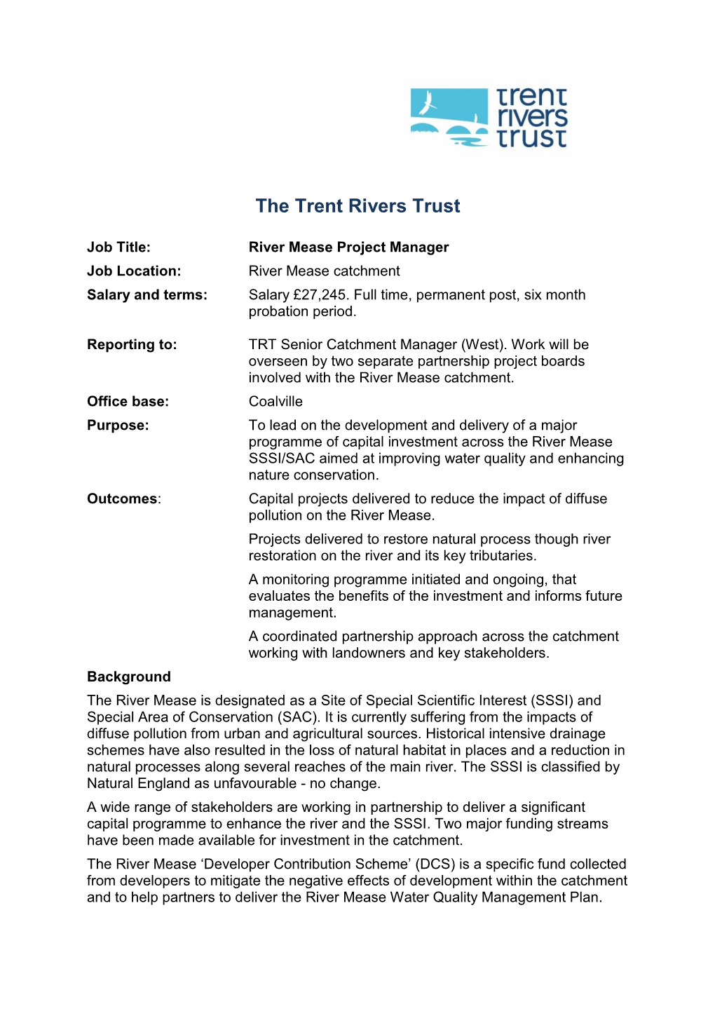 The Trent Rivers Trust