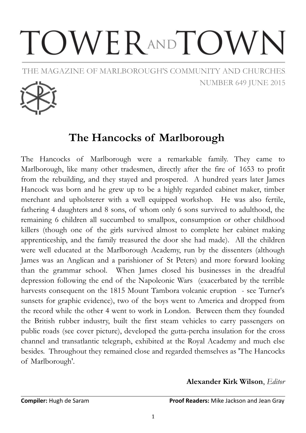 The Hancocks of Marlborough