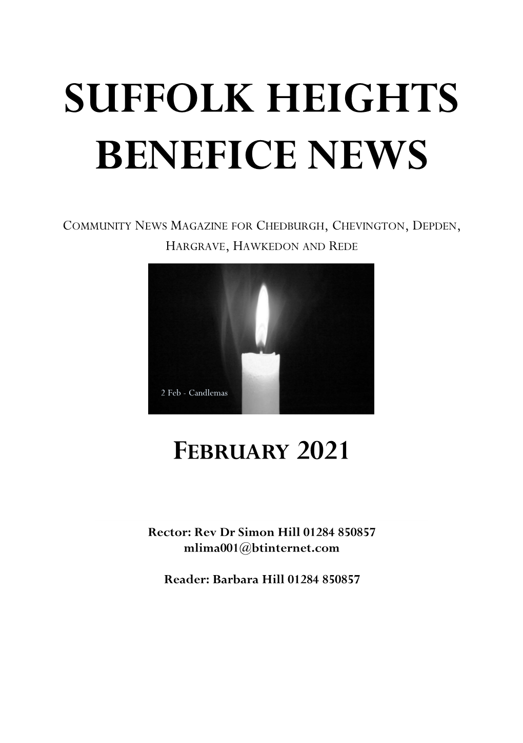 Suffolk Heights Benefice News