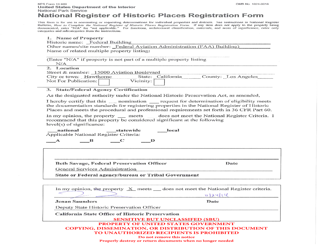 NRHP Registration Form