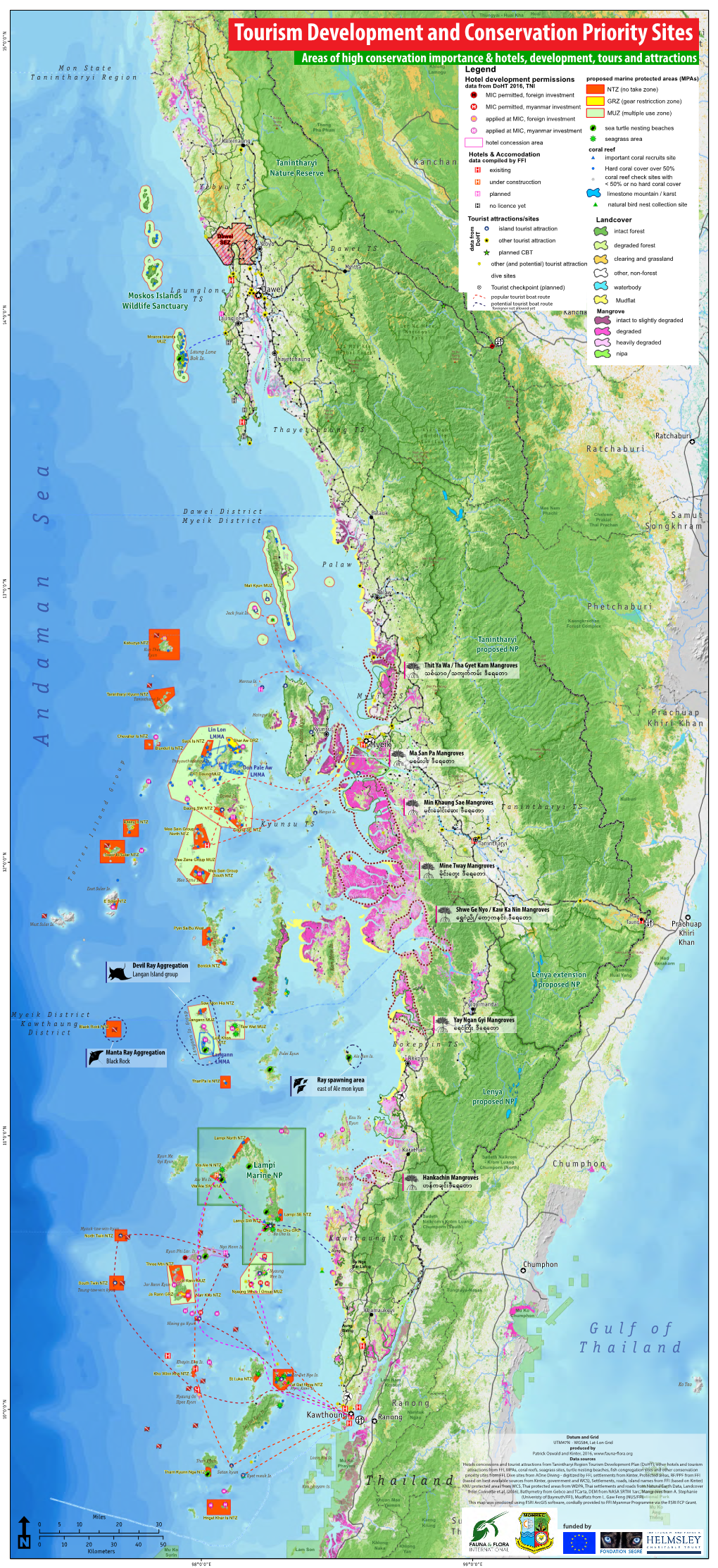 Tourism Development and Conservation Priority Sites