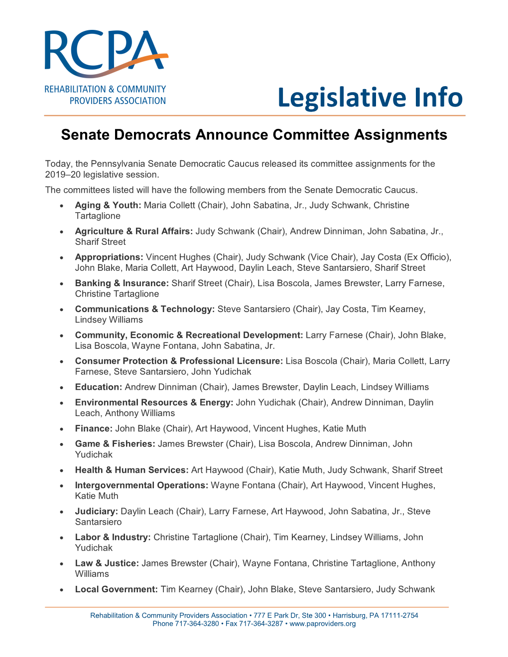 Legislative Info